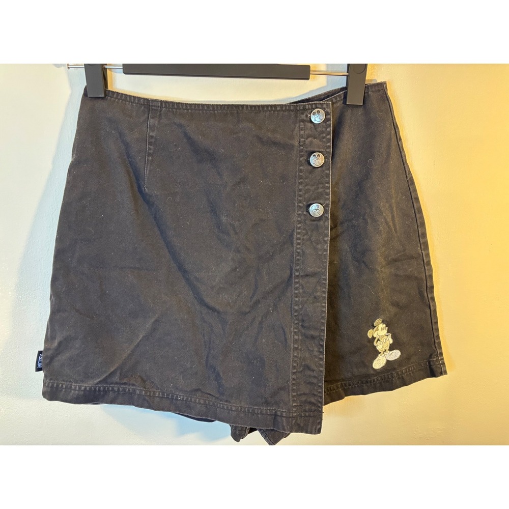 VTG Mickey Mouse Unlimited Jerry Leigh Black Skort 9 M Disney